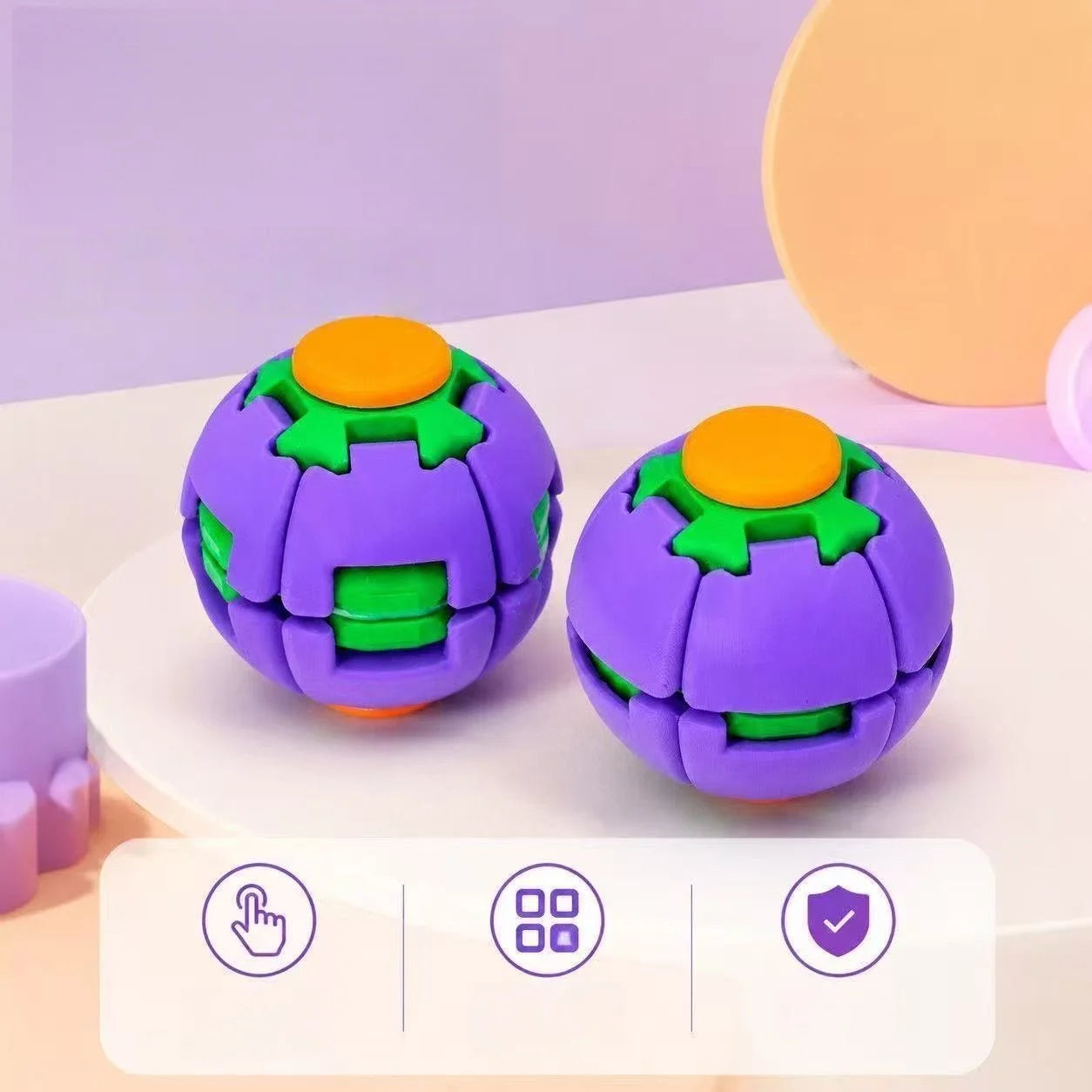 Aura Spin - Esfera Sensorial Antiestrés